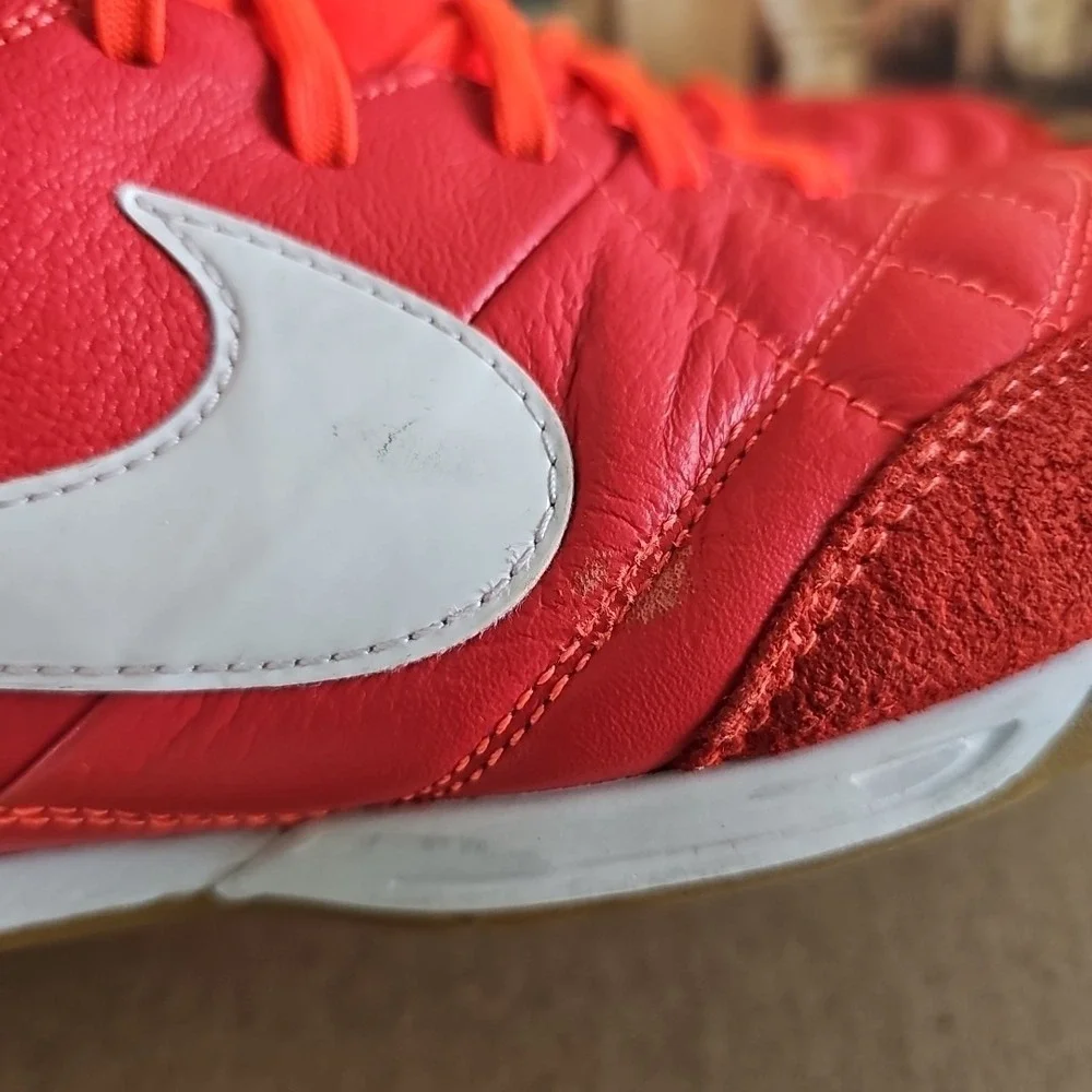 Nike Tiempo Natural IV Leather IC US 14 UK 13 509090 619 Soccer Futsal Shoes